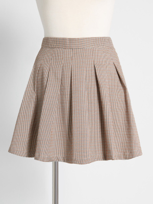 So Pleat To Meet You Skirt