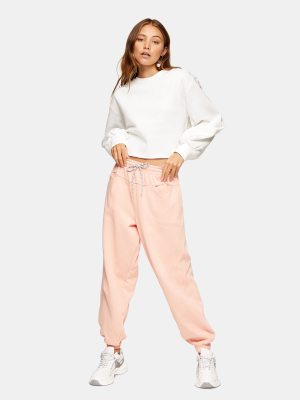 Peach Oversized Sweatpants