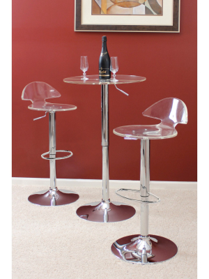 Venti 32" Barstool Acrylic/clear - Lumisource