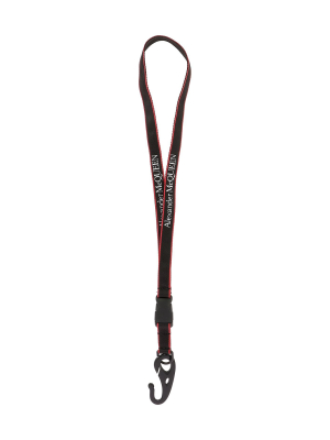 Alexander Mcqueen Logo Printed Lanyard Key Ring