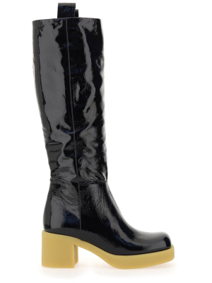 Miu Miu Block Heel Knee-high Boots