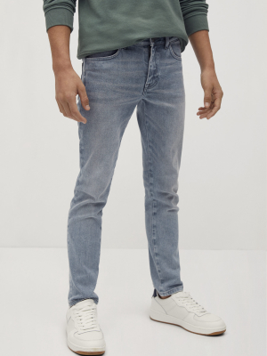 Slim-fit Vintage Wash Tim Jeans