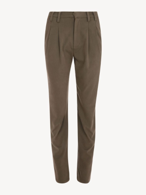 Army Green Twill Trouser Pant