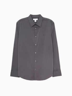 Stretch Cotton Button-down Shirt