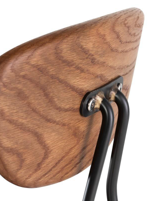 District Eight Buck Adjustable Stool - Umber Tan