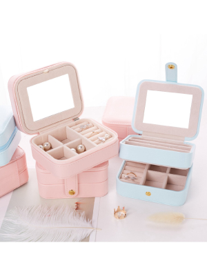 'lannie' Small Travel Jewelry Box (2 Colors)