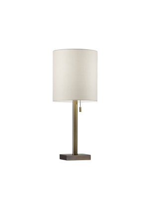 22" Liam Table Lamp Brass - Adesso