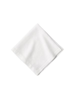 Heirloom White Linen Napkins