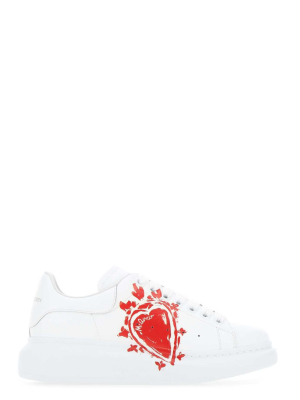 Alexander Mcqueen Oversized Heart Sneakers