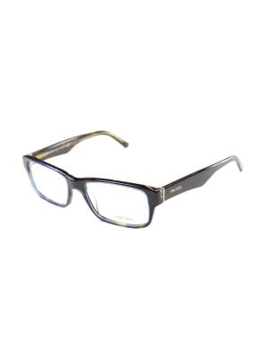 Prada Pr16mv Rectangle Unisex Eyeglasses