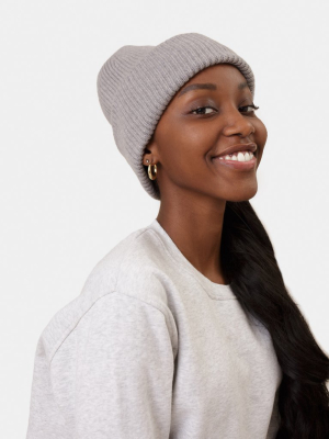 Merino Wool Hat - Heather Grey