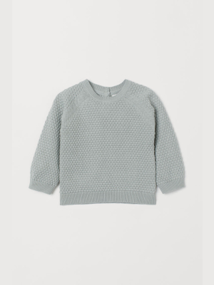 Textured-knit Sweater