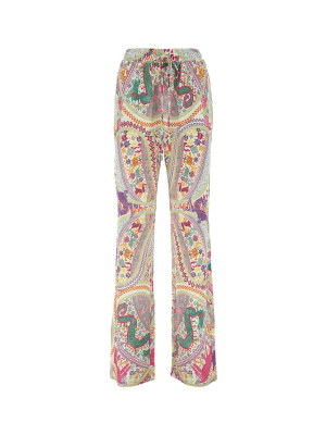 Etro Paisley Print Drawstring Trousers