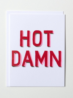 Hot Damn Note Card