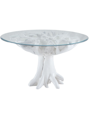 Song Root Dining Table White