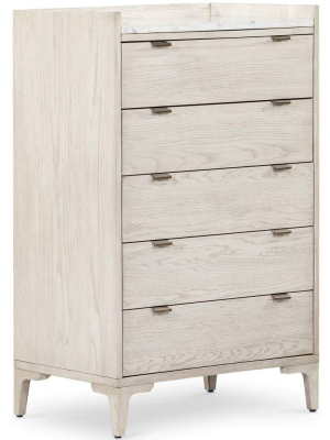 Viggo Tall Dresser, Vintage White