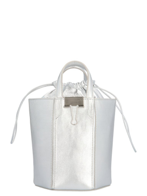 Off-white Binder Clip Bucket Bag