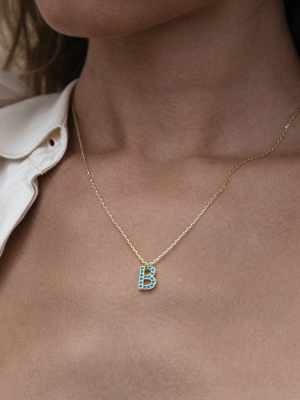 Roslyn Initial Necklace