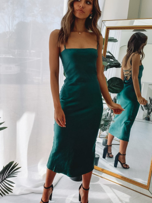 Amaryllis Dress Emerald