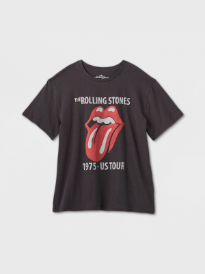 Women's Rolling Stones Short Sleeve Graphic T-shirt - Black