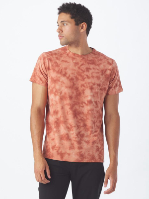 Salton Short Sleeve: Tangerine Tie-dye