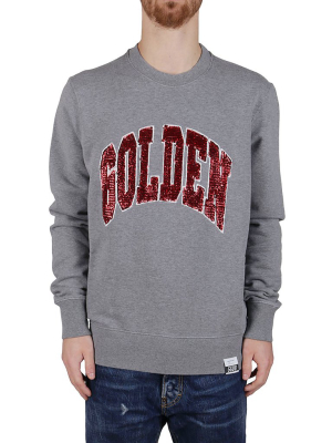 Golden Goose Deluxe Brand Archibald Sequin Embllished Crewneck Sweatshirt