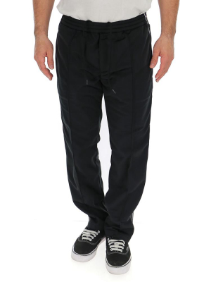 Prada Contrasting Piping Track Pants