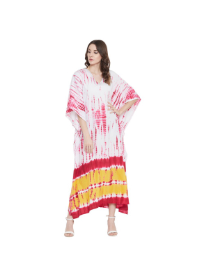 Tie-dye Handmade Printed Kaftan Dress