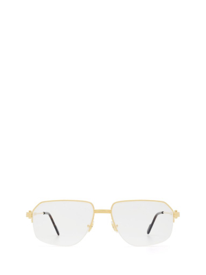 Cartier Geometric Frame Glasses