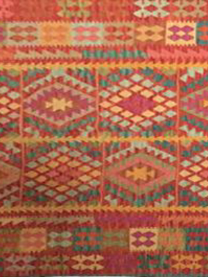 Turkish Kilim Rug 6'8" X 9'8"