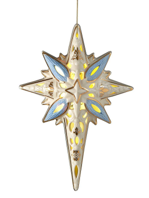 First Blessing Nativity Lighted Star Figurine