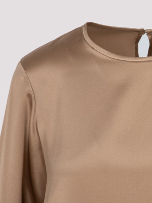 Max Mara Sava Satin Blouse