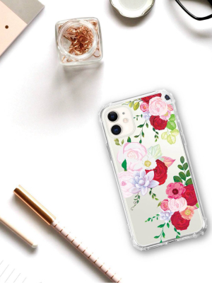 Otm Essentials Apple Iphone Phone Case - Flower Green Red