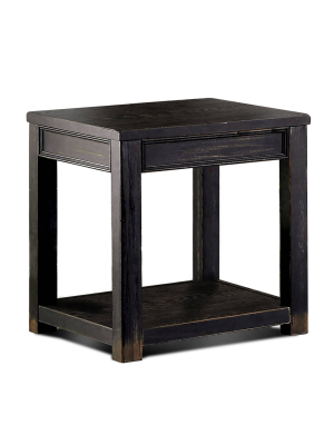 Brody End Table Black - Iohomes