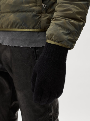 Cashmere Blend Gloves / Black