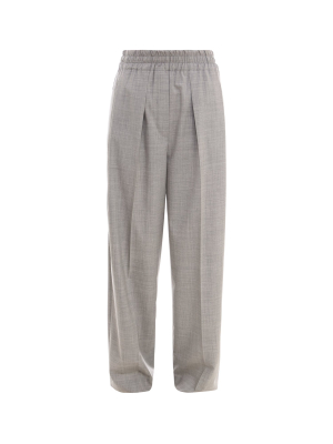 Brunello Cucinelli Pleated Straight Leg Pants