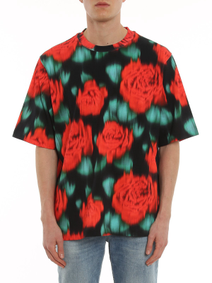 Kenzo Blurry Floral Print T-shirt