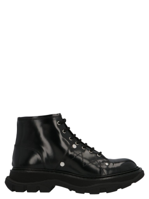 Alexander Mcqueen Tread Lace-up Boots