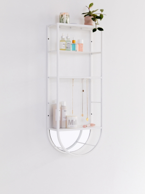 Harper Arc Mirror Wall Shelf