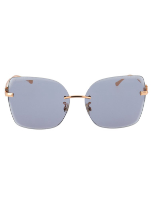 Jimmy Choo Eyewear Corin Rimless Sunglasses