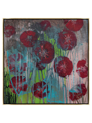 Dorothy's Poppies Framed