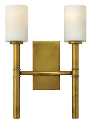 Margeaux Two Light Sconce Vintage Brass