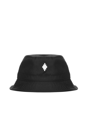 Marcelo Burlon County Of Milan Cross Logo Bucket Hat