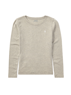 Cotton-blend Long-sleeve Tee