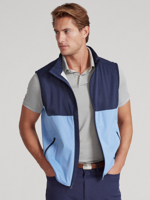 Water-repellent Mockneck Vest