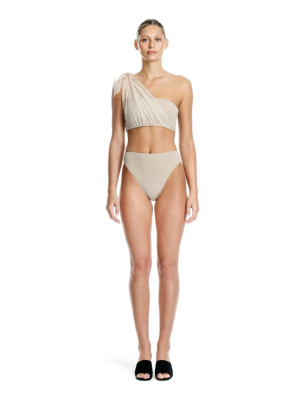 Knot Bandeau Top - Sand