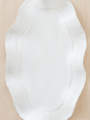 Dina No Oval Ruffle Platter