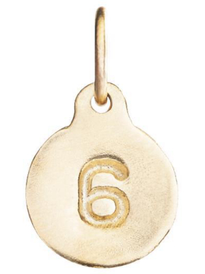 "6" Number Charm