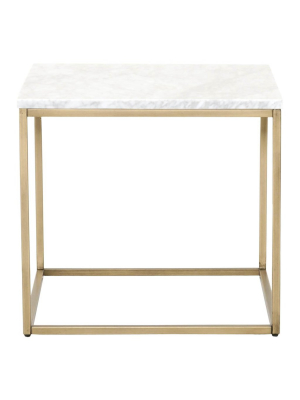 Blu Home Carrera End Table - Gold