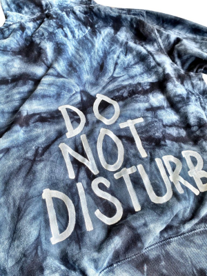 'do Not Disturb' Painted Hoodie